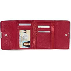 Barbados Double Flap Wallet -Fashion Accessories barbados double flap wallet lipstick 2 a4280e35 3565 4530 8f4c 08a292b6c08a