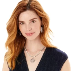 Barbados Nuvola Shell Necklace -Fashion Accessories barbados nuvola shell necklace silver pearl 2 e75a4c40 d573 4ea6 b112 8bd153eed41b