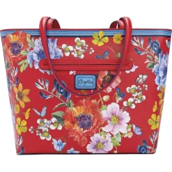 Blossom Hill Rouge Scarlet Tote 8 Blossom Hill Rouge Scarlet Tote -Fashion Accessories blossom hill rouge scarlet tote poppy 2