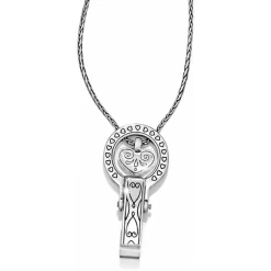 Fashion Accessories -Fashion Accessories brighton badge clip necklace silver 1 f2a7a082 620d 4e34 a78b 8672d83b293a