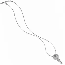 Brighton Badge Clip Necklace -Fashion Accessories brighton badge clip necklace silver 2 e3375bc3 2158 40d7 9dfc 475efb3e2e24