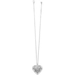 Chalice Heart Necklace -Fashion Accessories chalice heart necklace silver 2