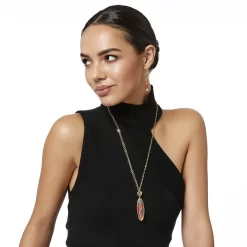 Colormix Jewel Mid Necklace -Fashion Accessories colormix jewel mid necklace gold multi 2