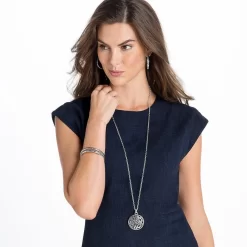 Contempo Convertible Necklace 9 Contempo Convertible Necklace -Fashion Accessories contempo convertible necklace silver 4 38aa38e2 1103 4a06 8d14 337562d34888