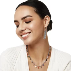 Contempo Desert Sky Tassel Earrings -Fashion Accessories contempo desert sky tassel earrings silver 2