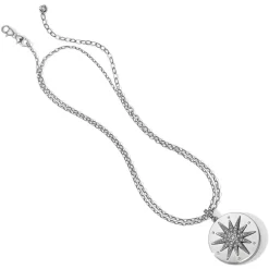 Contempo Ice Starburst Convertible Locket Necklace -Fashion Accessories contempo ice starburst convertible locket necklace silver 4 a25cf76e 49eb 4393 b884 a936a00592c4