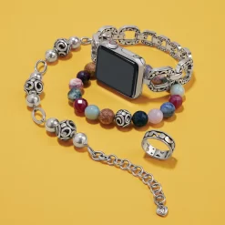 Contempo Linx Watch Band -Fashion Accessories contempo linx watch band silver 3