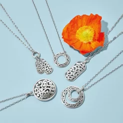 Contempo Token Tag Long Necklace -Fashion Accessories contempo token tag long necklace silver 2 5c0f9e1f 3569 4d38 8955 6978f6d1df1e