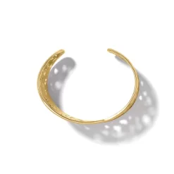 Contempo Wide Cuff Bracelet -Fashion Accessories contempo wide cuff bracelet gold 2