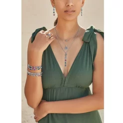 Elora Gems Dots Soft Bracelet -Fashion Accessories elora gems dots soft bracelet silver multi 3 3c4413e7 31bb 42a8 8e54 f4f5298bbd07