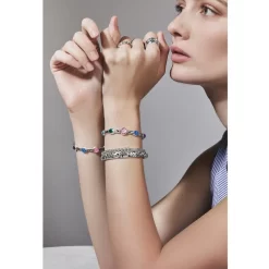 Elora Gems Ring -Fashion Accessories elora gems ring silver multi 3