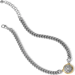 Ferrara Two Tone Necklace -Fashion Accessories ferrara two tone necklace silver gold 2 47e2034b 21c9 4ba1 a1e7 bcf20dae5f44
