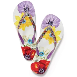 Floret Flip Flops