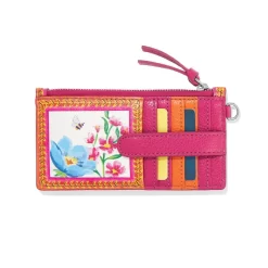 French Garden Card Pouch -Fashion Accessories french garden card pouch multi 2