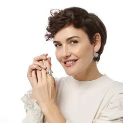 Golden Moon Ring -Fashion Accessories golden moon ring gold grey 2