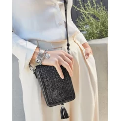 Ilia Mini Flap Cross Body Bag -Fashion Accessories ilia mini flap cross body bag black 4