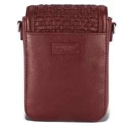 Ilia Mini Flap Cross Body Bag -Fashion Accessories ilia mini flap cross body bag garnet 3