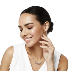 Illumina Lights Allure Bar Necklace -Fashion Accessories illumina lights allure bar necklace silver 3