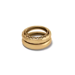 Inner Circle Double Ring -Fashion Accessories inner circle double ring gold 0
