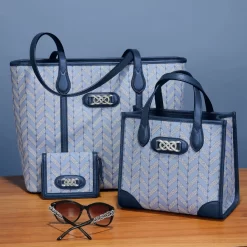 Interlok Braid Medium Wallet -Fashion Accessories interlok braid medium wallet french blue 3