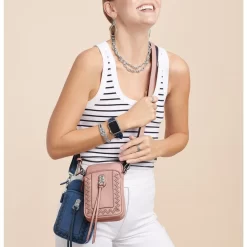 Interlok Mini Utility Bag -Fashion Accessories interlok mini utility bag pink sand 3