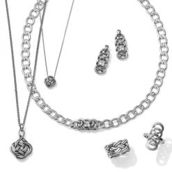 Interlok Petite Necklace -Fashion Accessories interlok petite necklace silver 3 fe512326 374a 4bb1 8f9f 675261978573
