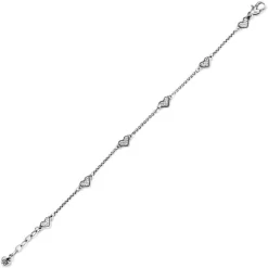 Kiss & Tell Anklet -Fashion Accessories kiss tell anklet silver 2