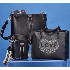 Love Me Cross Body Tote -Fashion Accessories love me cross body tote black 3 5f6c12d4 4ab0 4724 82a9 51a1fbefd786