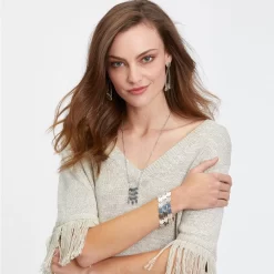 Marrakesh Soleil Layered Necklace -Fashion Accessories marrakesh soleil layered necklace silver 3 79403310 ec7e 4748 b48c 100f6409fac6