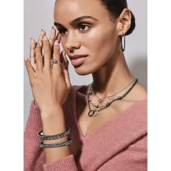 Meridian Eclipse Thin Bangle -Fashion Accessories meridian eclipse thin bangle black 2 5a5a617b c154 412f 9f7e 5f4aa1013f19