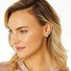 Neptune's Rings Crystal Button Earrings -Fashion Accessories neptune s rings crystal button earrings clear 2 18e5095f abdd 48ea b91b 116fd6c47f7e