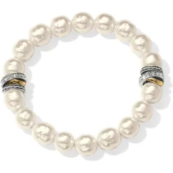 Neptune's Rings Pearl Stretch Bracelet