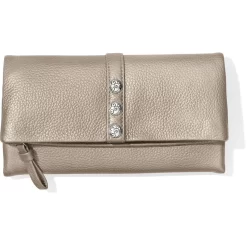Nolita Shimmer Large Wallet -Fashion Accessories nolita shimmer large wallet zinc pearl 0