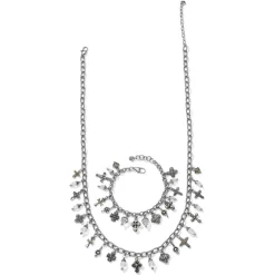 Fashion Accessories -Fashion Accessories one cross charm bracelet silver gold 1 e10a2d7c 05a0 4de2 9884 5d1116c4a0ff