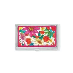 Paradise Garden Metal Card Case