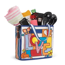 Power Of Love Tote -Fashion Accessories power of love tote multi 6