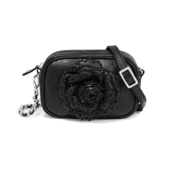 Rosie Beaded Camera Bag -Fashion Accessories rosie beaded camera bag black 0