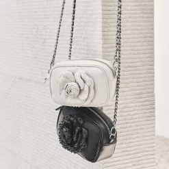 Rosie Beaded Camera Bag -Fashion Accessories rosie beaded camera bag black 3