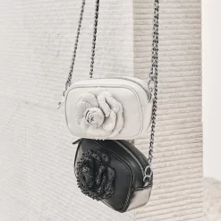 Rosie Beaded Camera Bag -Fashion Accessories rosie beaded camera bag optic white 3