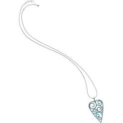 Sea Of Love Heart Convertible Reversible Necklace -Fashion Accessories sea of love heart convertible reversible necklace silver blue 2 9c4b6a3b 5218 4676 a308 b6eb43ac0824
