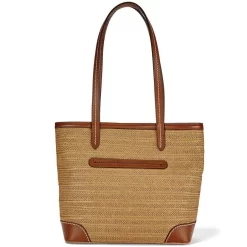 Tara Straw Tote -Fashion Accessories tara straw tote natural bourbon 2