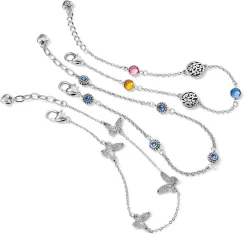 Twinkle Anklet -Fashion Accessories twinkle anklet silver sapphire 2